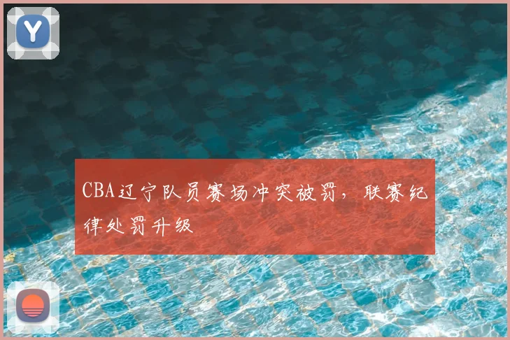 CBA辽宁队员赛场冲突被罚,联赛纪律处罚升级